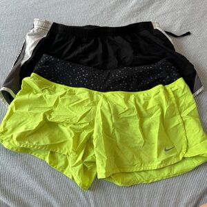 Pair of 2 Nike Dri Fit shorts small / medium